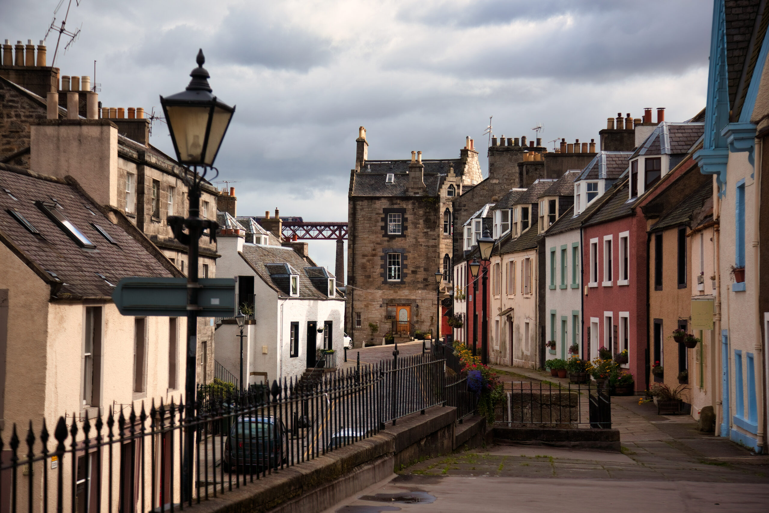 scottish-fixer-swixer-local-production-services-in-scotland-high-street-with-colorful-tenement-houses